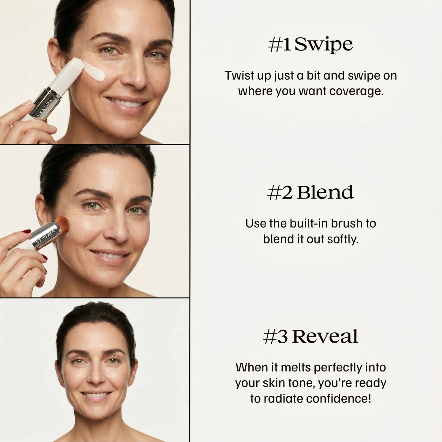 Vendra™ Color-Changing Foundation stick