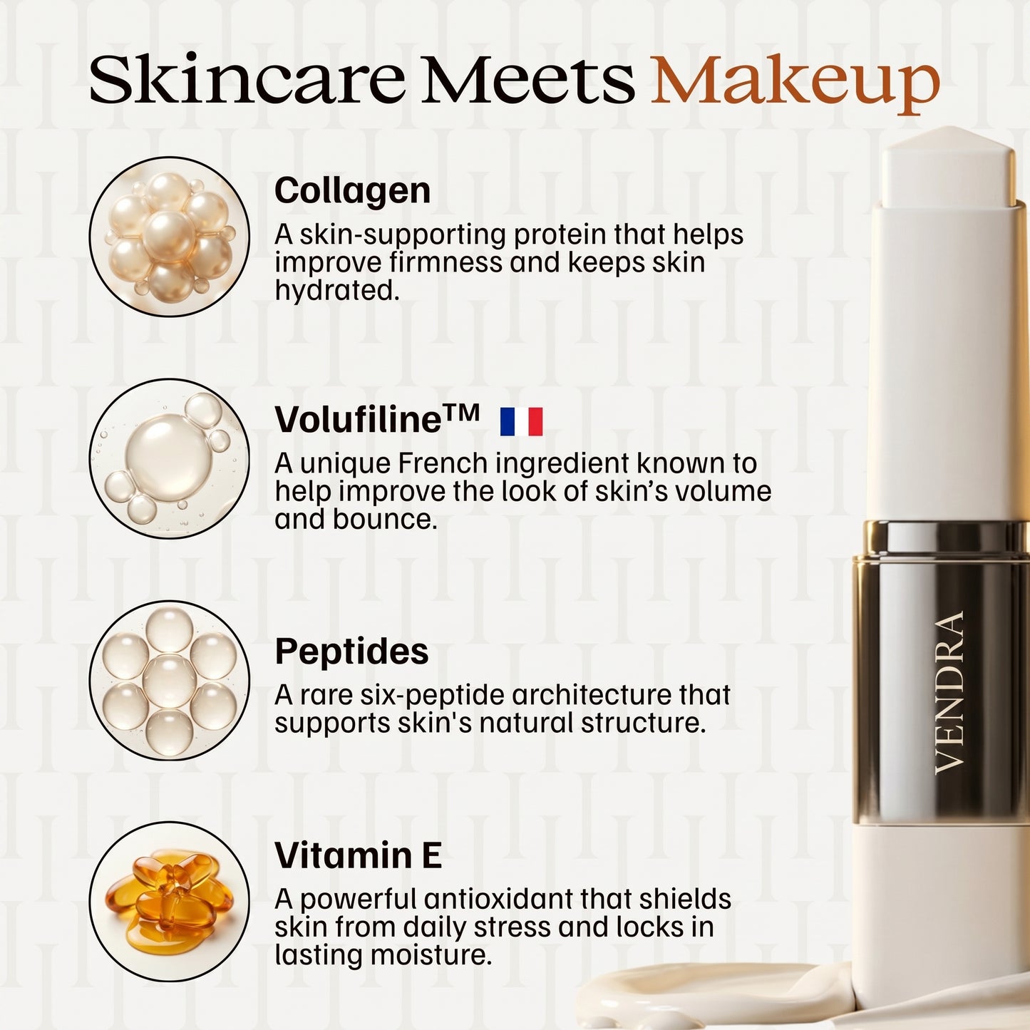 Vendra™ Color-Changing Foundation stick